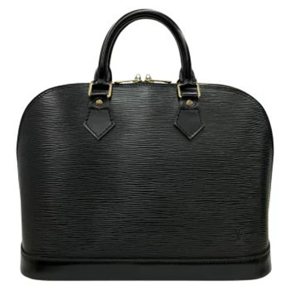 LOUIS VUITTON Alma Handbag Epi Leather Noir Black